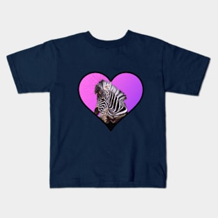 My Zebra's Heart Kids T-Shirt